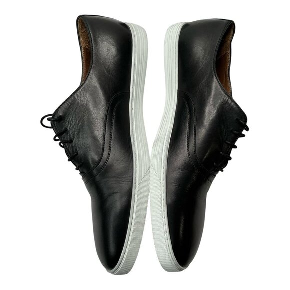 To Boot New York Black Leather Winters Low Top Sneakers Men’s 10.5 Casual Shoes - Picture 5 of 13